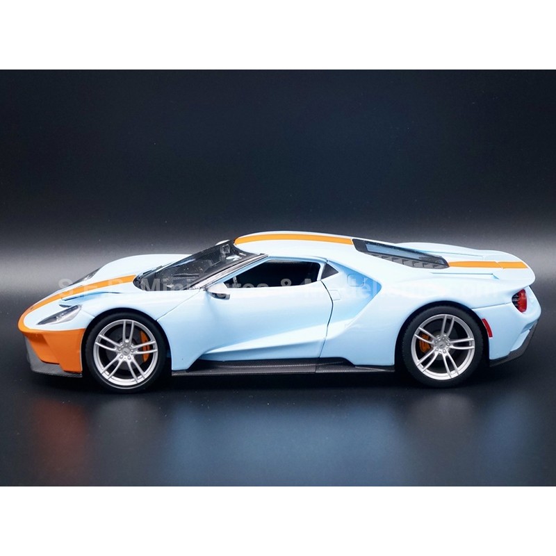 FORD GT 2019 BLEU ET ORANGE 1:18 MAISTO