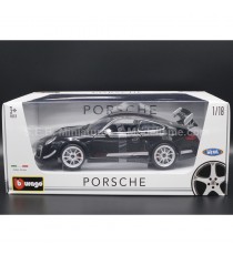PORSCHE 911GT3 RS 4.0 BLACK 1:18 BURAGO with packaging