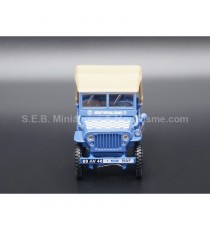 JEEP WILLYS 1/4 MILITAIRE (AIRCRAFT DISPERSAL GUIDANCE) 1:43 CARARAMA avant