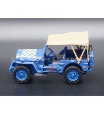 JEEP WILLYS 1/4 MILITAIRE (AIRCRAFT DISPERSAL GUIDANCE) 1:43 CARARAMA côté gauche