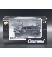 VW VOLKSWAGEN KÜBELWAGEN 82 MILITARY GRAY 1940 COVER 1:43 CARARAMA with packaging