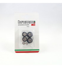 SET PNEUS SLIC MICHELIN + JANTES FERRARI 126 CK 1980-81 - 1:43 BRUMM