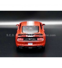 FORD MUSTANG GT 500 2018 RED 1:24 MOTORMAX back side