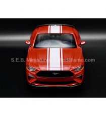 FORD MUSTANG GT 500 2018 RED 1:24 MOTORMAX front side
