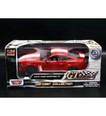 FORD MUSTANG GT 500 2018 RED 1:24 MOTORMAX with packaging
