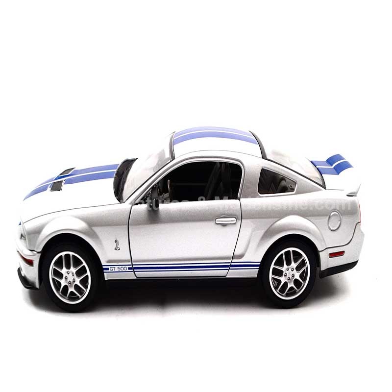 FORD MUSTANG GT 500 SHELBY DE 2007 GRISE 1:24 LUCKY DIE CAST FORD MUSTANG GT 500 SHELBY DE 2007 GRISE 1:24 LUCKY DIE CAST