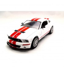 FORD MUSTANG GT 500 SHELBY DE 2007 BLANCHE 1:24 LUCKY DIE CAST avant