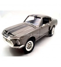 FORD MUSTANG SHELBY GT 500 KR GRISE 1:18 LUCKY DIE CAST