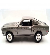 FORD MUSTANG SHELBY GT 500 KR GRISE 1:18 LUCKY DIE CAST