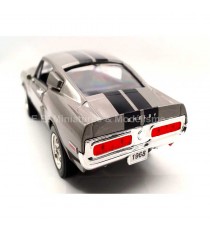 FORD MUSTANG SHELBY GT 500 KR GRISE 1:18 LUCKY DIE CAST FACE ARRIERE
