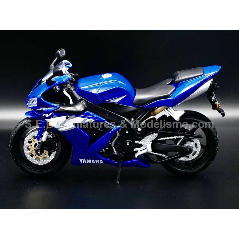 YAMAHA YZF - R1 2004 BLUE 1:12 MAISTO left side