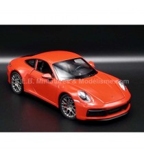 PORSCHE 911 CARRERA 4S RED 1:24 WELLY right front