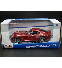 DODGE VIPER GTS SRT 2013 RED 1:24 MAISTO with packging