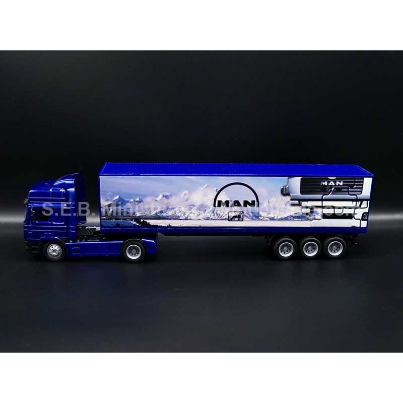 MAN F2000 40 CONTAINER BLEU 1:43 NEW RAY