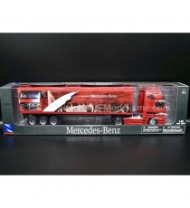MERCEDES ACTROS 1857 40 CONTAINER ROUGE 1:43 NEW RAY SOUS BLISTER