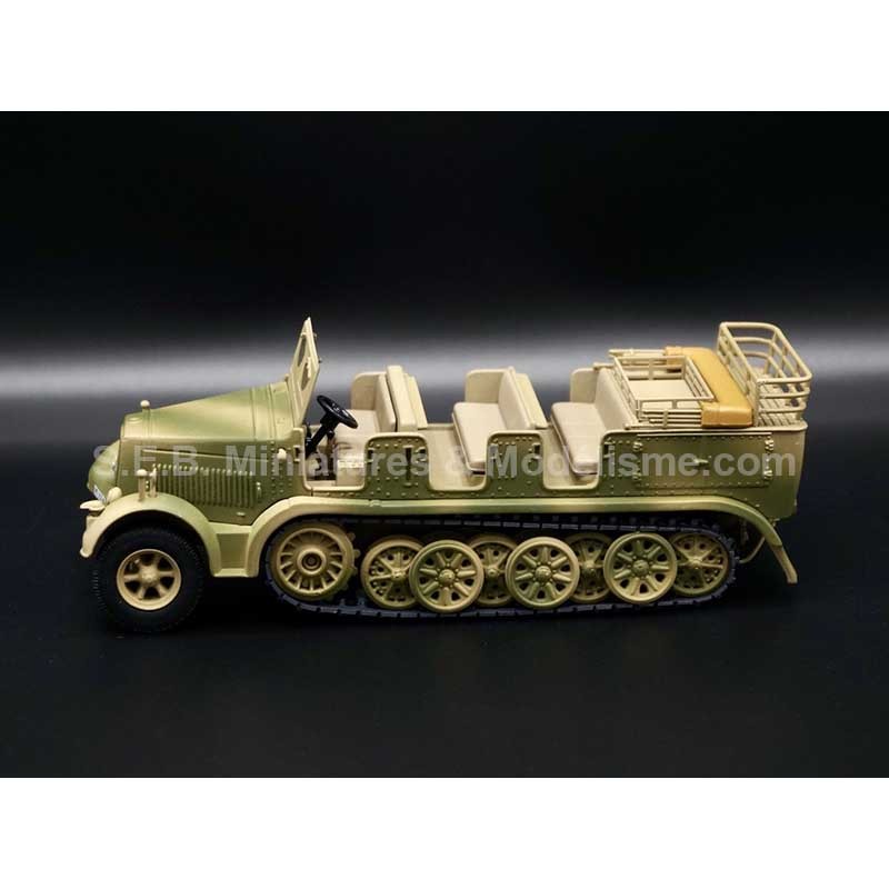 FRAUSS MAFFEI SDKFZ 7 HALF-TRUCK 1943 BEIGE SABLE ARTILLERIE TUNISIE 1/50 CORGI