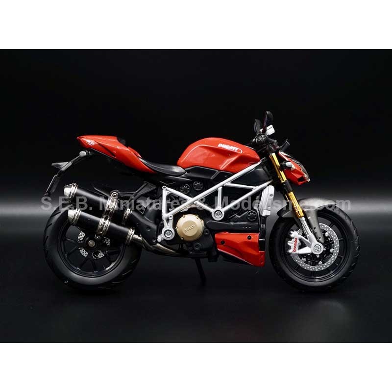 DUCATI STREETFIGHTER S RED 1:12 MAISTO right side