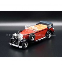 MAYBACH DS 8 ZEPPELIN CONVERTIBLE 1930 RED 1:43 WHITEBOX left front