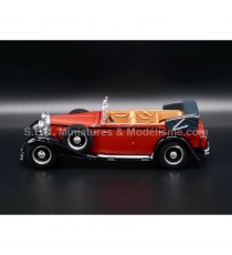 MAYBACH DS 8 ZEPPELIN CONVERTIBLE 1930 RED 1:43 WHITEBOX left side