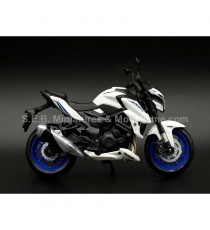 SUZUKI GSX-S 750 ABA BLANCHE ET NOIRE 1:18 MAISTO CÔTÉ DROIT