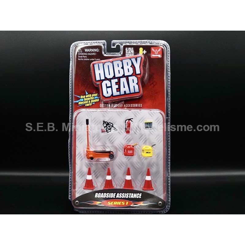 SET OUTILS ROAD SIDE ASSISTANCE 1:24 HOBBY GEAR