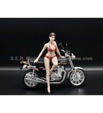 FIGURINE ELIZABETH HOT BIKE 1:12 AMERICAN DIORAMA MOTO VENDU SÉPARÉMENT