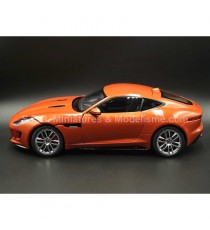 JAGUAR F-TYPE COUPE R 2015 ORANGE METAL 1:18 AUTOart LEFT SIDE