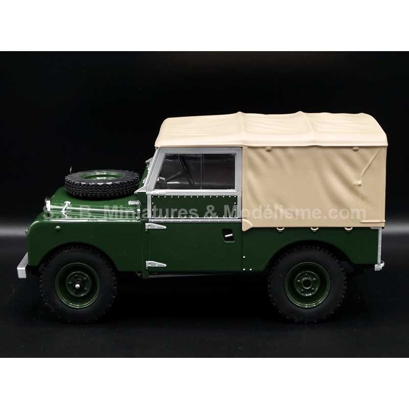 LAND ROVER SÉRIES I VERT HARD TOP BEIGE 1/18 MCG