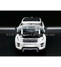 LAND ROVER RANGE ROVER EVOQUE FROM 2011 WHITE 1:24 WELLY open hood