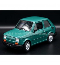FIAT 126 GREEN 1:24 WELLY front left