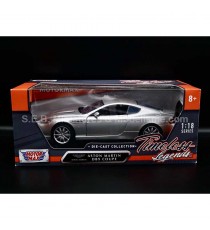ASTON MARTIN DB9 COUPE ARGENT 1:18 MOTORMAX sous blister