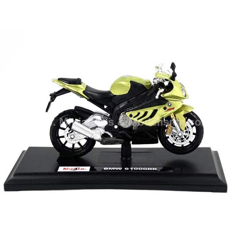 BMW S1000 RR VERT CLAIR 1:18 MAISTO vue côté droit