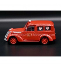 FIAT 1100 (POMPIERS) AMBULANCE CROCE ROSSA VIGILI DEL FUOCO DE 1947 1:43 BRUMM vue de côté