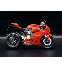 DUCATI 1199 PANIGALE DE 2012 ROUGE 1:12 MAISTO vue de côté droit