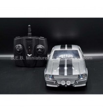 FORD MUSTANG SHELBY GT500 ELEANOR 1967 ( MOVIE 60 SECONDS CHRONO ) RADIO CONTROLLED 1:18 GREENLIGHT front side