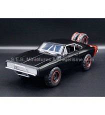 DODGE CHARGER 70 DOM'S ( FAST and FURIOUS 7 ) 1:24 JADA TOY, vue avant gauche