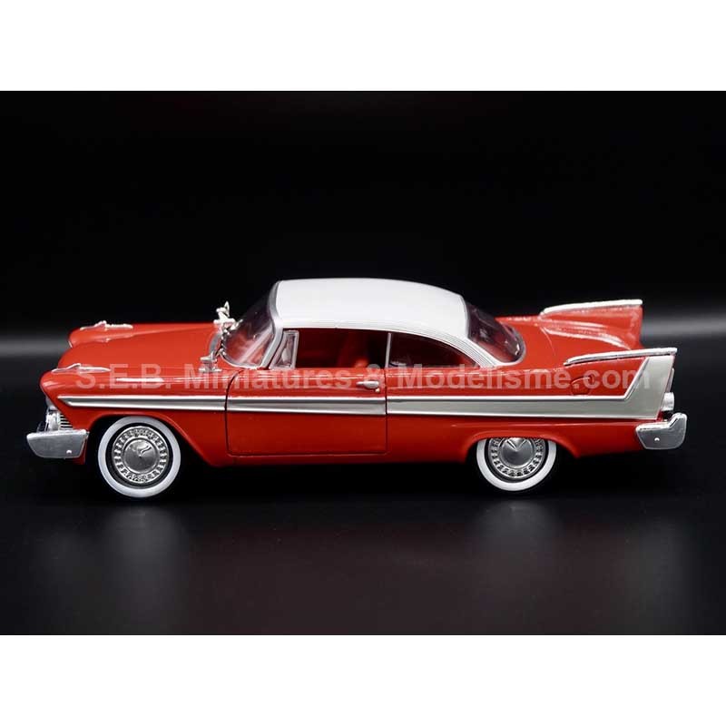 PLYMOUTH FURY 1958 FROM THE FILM "CHRISTINE IN 1983" 1:24 GREENLIGHT left side