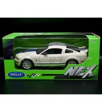 FORD MUSTANG GT 500 SHELBY COBRA 2007 1:24 WELLY sous blister