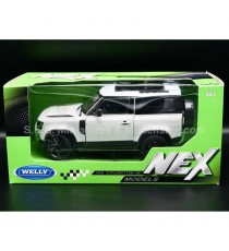 LAND ROVER DEFENDER 2020 BLANC 1:24-26 WELLY sous blister
