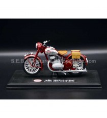 JAWA 350 PERAK 1950 ROUGE 1:18 ABREX côté gauche