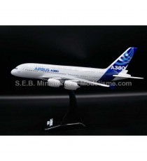 AIRBUS A380 WHITE WITH BASE NEW RAY left side