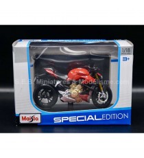 DUCATI SUPER NAKED V4S RED 1:18 MAISTO in the packaging