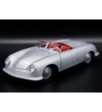 PORSCHE 356 N°1 ROADSTER SILVER 1:24 WELLY left front