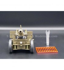 CANON HOWITZER 105 MM VERT OLIVE MILITAIRE 1:48 SOLIDO face avant