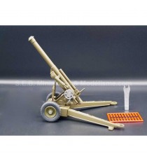 HOWITZER CANNON 105MM MILITARY OLIVE GREEN 1:48 SOLIDO left side
