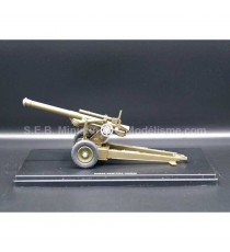 HOWITZER CANNON 105MM MILITARY OLIVE GREEN 1:48 SOLIDO with base