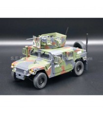 HUMMER HUMVEE M1115 KFOR CAMOUFLAGE VERT 1:48 SOLIDO avant gauche