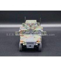 HUMMER HUMVEE M1115 KFOR GREEN CAMO 1:48 SOLIDO front side