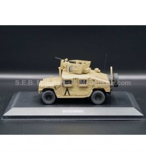 HUMMER HUMVEE M1115 MILITARY POLICE SAND 1:48 SOLIDO with base