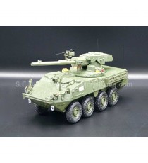 1128 MGS STRYKER MILITARY DECO GREEN MVO 91X 1:48 SOLIDO left front